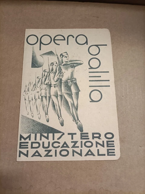 Pagella - Opera Balilla Ministero Educazione Nazionale - XV