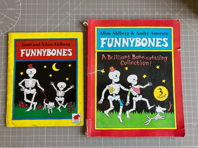 2 X FUNNY Bones Janet and Allan Ahlberg, Vintage Paperback Books £6.50 - PicClick UK