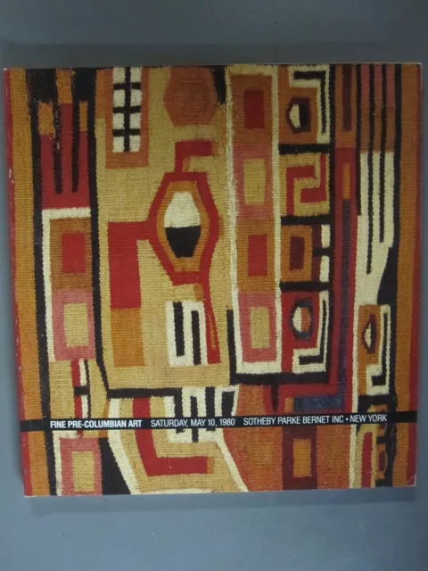 Pre-Columbian Art Sotheby's auction catalog 5/10/80