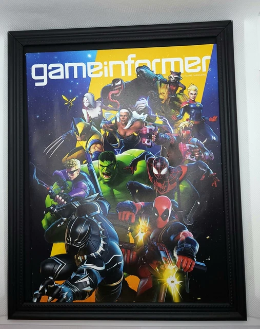 FRAMED GAME INFORMER Magazine (June 2019) #314 Marvel Ultimate Alliance ...