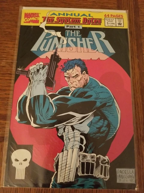 The Punisher The System Bytes Annual #5 Comic Book 1992