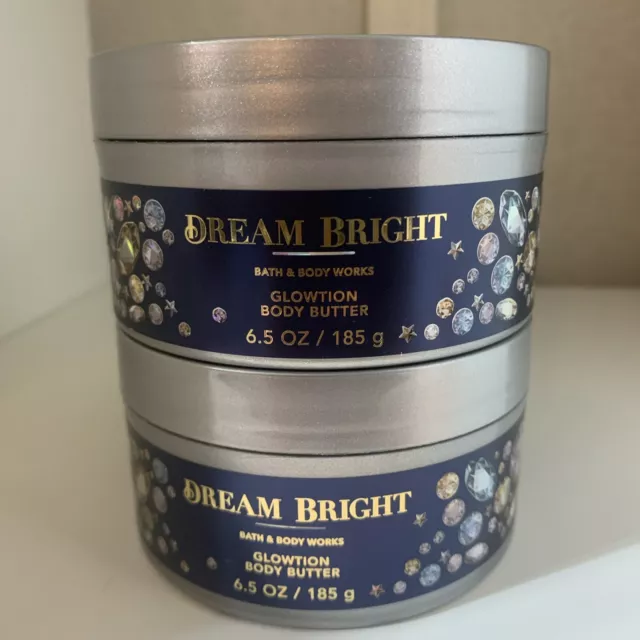 2X Bath & Body Works DREAM BRIGHT Glowtion Body Butter