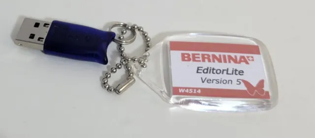 Software de bordado Bernina EditorLite versión 5 solo dongle USB