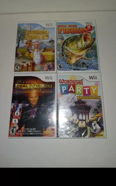 Retro Game Lot Nintendo Wii  Brand New Lot Of  4 Games