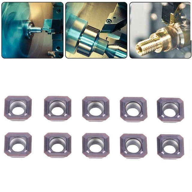 10PCS SEHT1204AFSN-X45 PC9035 / SEHT43AFSN-X45 Square Milling Cutter Inserts