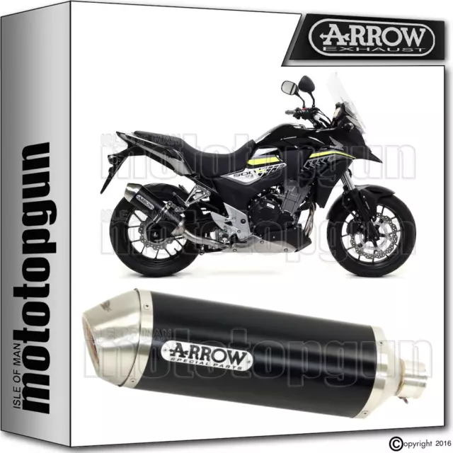 Arrow Exhaust Racetech Aluminium Dark Ok Honda Cb 500 X 2015 15 2016 16