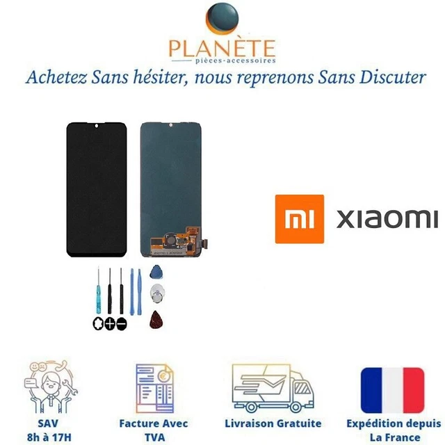 Écran Complet (Vitre Tactile + LCD) Pour Xiaomi Mi A3 - Compatible - Bleu - Visiodirect