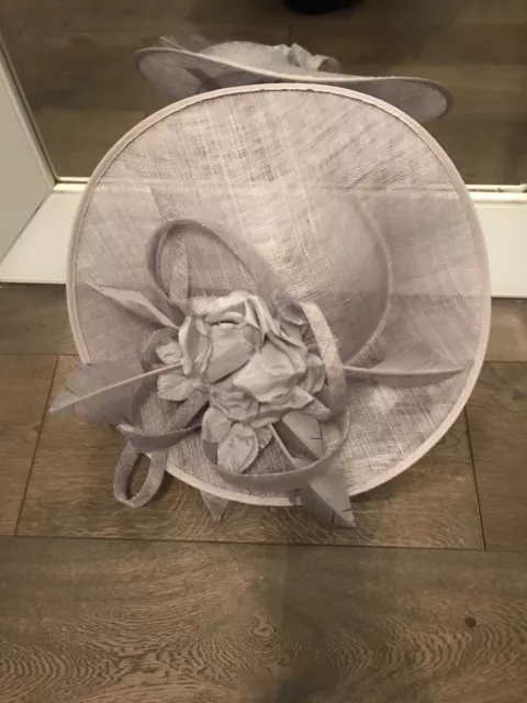 Le Chic Boutique hat by Irresistible; Silver; fitted with headband; RRP £300