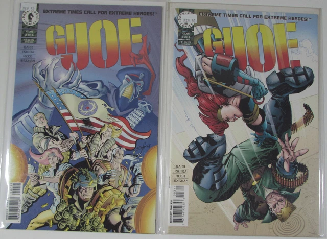 G.I. Joe Lot of 2 #2,3 Dark Horse Comics 1996 Comic Books 1st Print