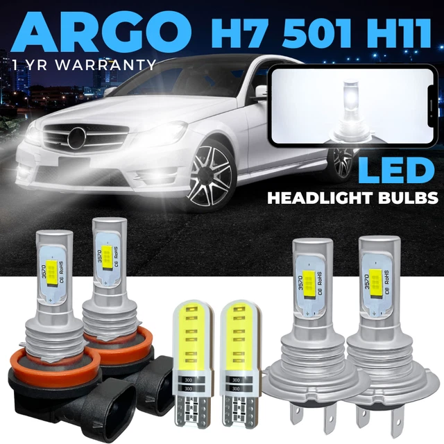For MERCEDES C CLASS W204 LED XENON WHITE NUMBER PLATE LIGHT BULBS UPGRADE | UK