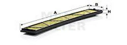 MANN-FILTER Filtro Aria abitacolo Filtro Antipolline Filtro FP 6724 660mm 95mm