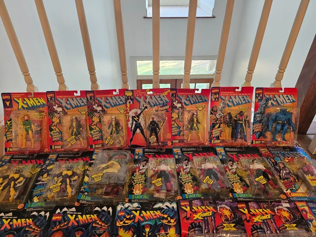 Toy biz X-Men Lot (22) IN PACKAGES X-Force 1990s Rogue, Phoenix, Beast, 2
