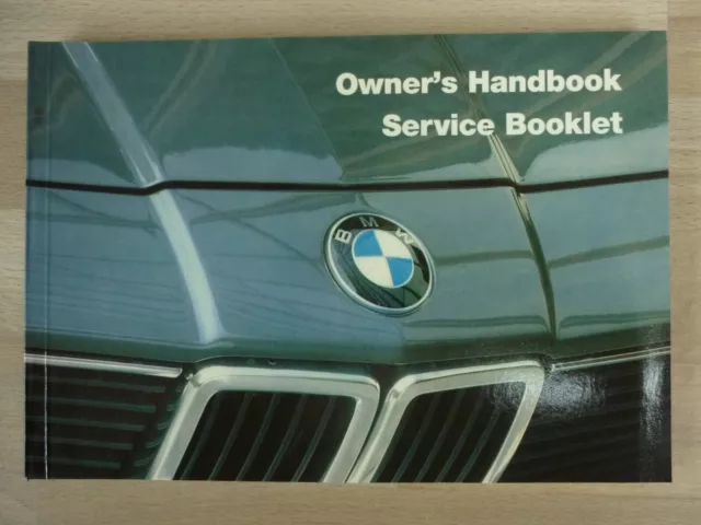 E23- 735i BMW OWNER´S HANDBOOK-SERVICE BOOKLET 4th EDITION VII/85 NEW! U.S + CAN