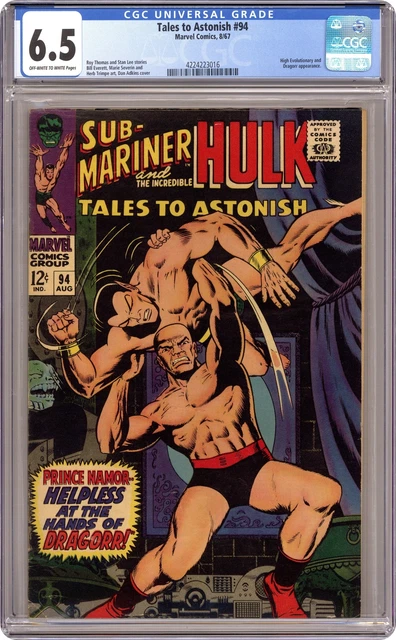 Tales to Astonish #94 CGC 6.5 1967 4224223016
