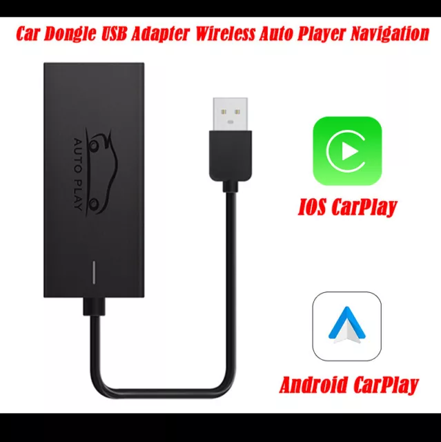 Car CarPlay Dongle USB Adapter Wireless For IOS Android Auto Player Navigation