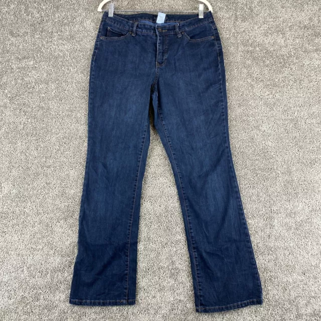 Sonoma Jeans Womens Size 12 Blue Bootcut Mid Rise Pants