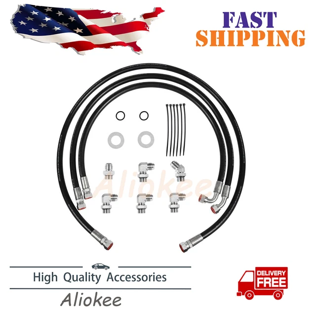 NEW Transmission Cooler Lines/Hoses Chevy/GMC 6.6L w/Allison For 06-10 Duramax