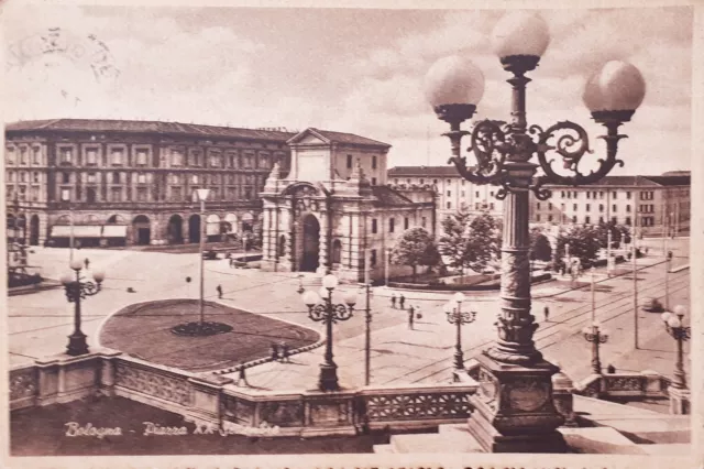 Cartolina - Bologna - Piazza XX Settembre - 1954