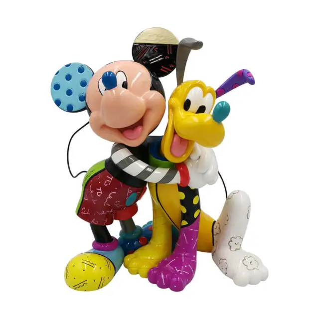 Disney by Britto - Mickey Mouse & Pluto 90th Anniversary Large Figurine