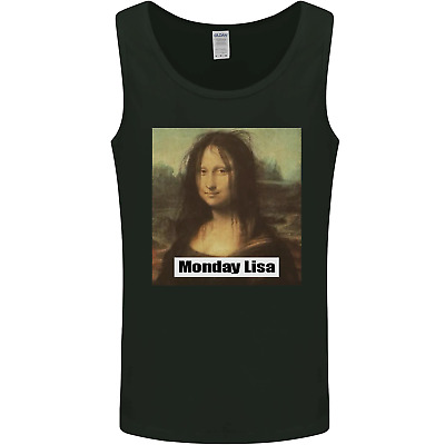 Mona Lisa parodia lunedì Lisa Da Uomo Canotta Tank Top
