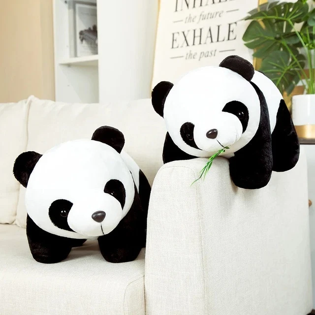 SOFT TOY PANDA Teddy Bear Plush Stuffed Animal Gift Cuddly Black White ...