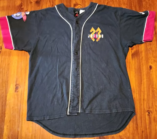 Vintage nike sales jordan baseball jersey