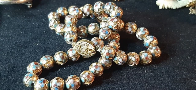 Collana vintage Smalto Cloisonné