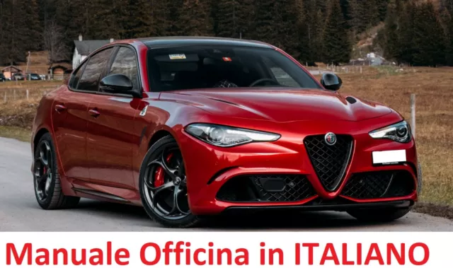 Alfa Romeo GIULIA (2016/OGGI) Manuale Officina Riparazione  ITALIANO