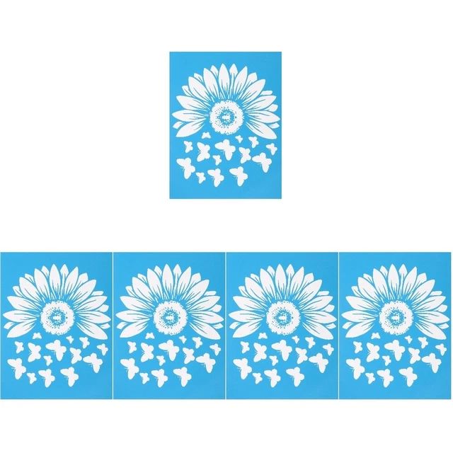 5 blätter Zarte Diy Druck Schablone Für Druck Handwerk Hause 4