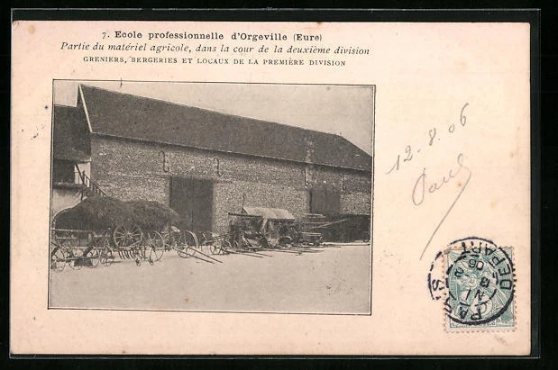 Carte Postale Ancienne DOUAI – École Des Industries Agricoles (réf 136491)