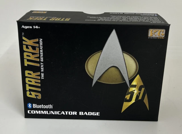 Star Trek The Next Generation Bluetooth Communicator Badge, TNG ComBadge, Delta
