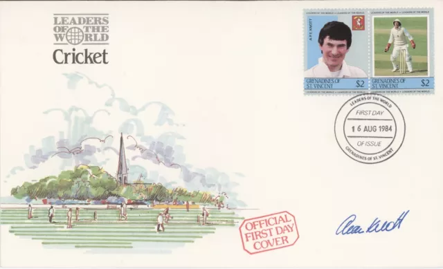 CRICKET Cover 1984 SIGNED ALAN KNOTT