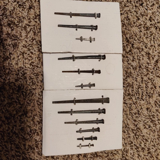 Lot Of Assorted Square Nails Antique Vintage Hardware Excellent Condition