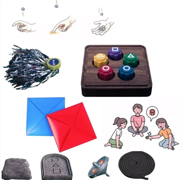Hitburu Jeu Traditionnel coréen, Jeu coréen Gonggi, Gonggi Jack Stone Pebbles Set, Ensemble de Galets de Pierre Gonggi Jack avec Cas, Jouet Hitburu Jeu Traditionnel coréen, Jeu coréen Gonggi, Gonggi Jack Stone Pebbles Set, Ensemble de Galets de Pierre Gonggi Jack avec Cas, Jouet