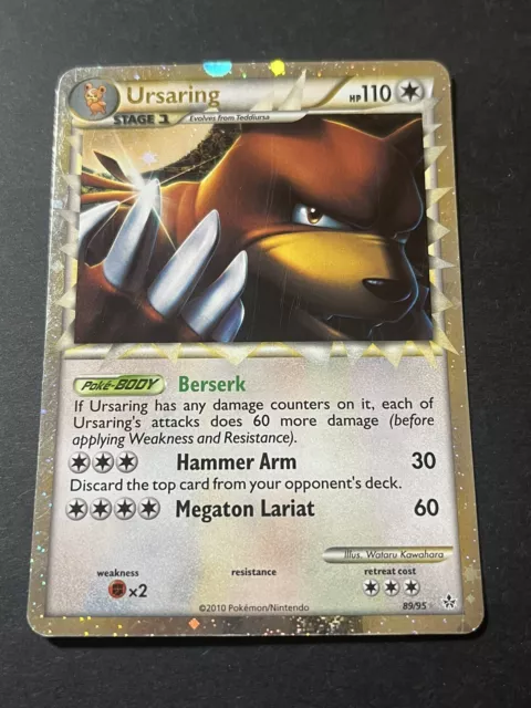 Ursaring Prime HS Unleashed 89/95 pokemon card