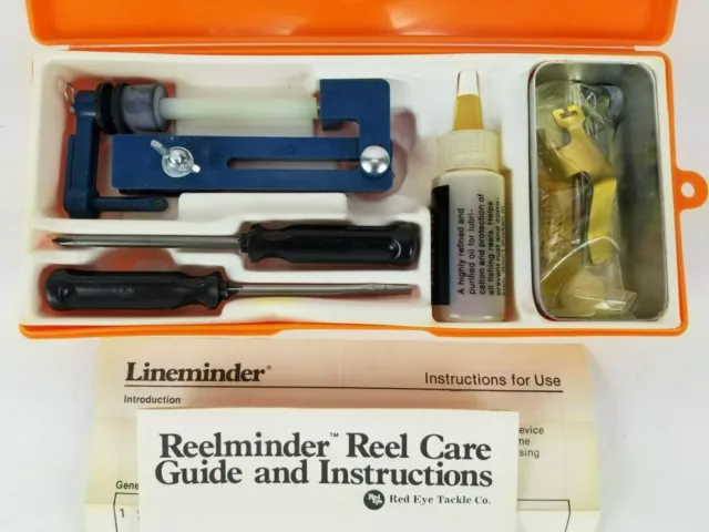 FISHING REEL CARE Kit Reelminder By Lineminder with Instructions