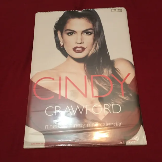 Cindy Crawford 1999 Calendario NEW  Cosmopolitan Elle Glamour Blisterato!!