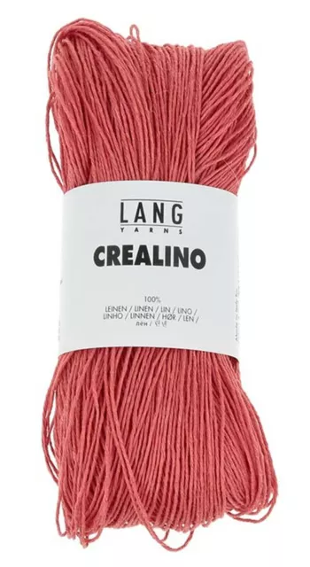 3 Madeja Crealino 150g Lang Yarns Un Precioso Hilo De 100% Lino