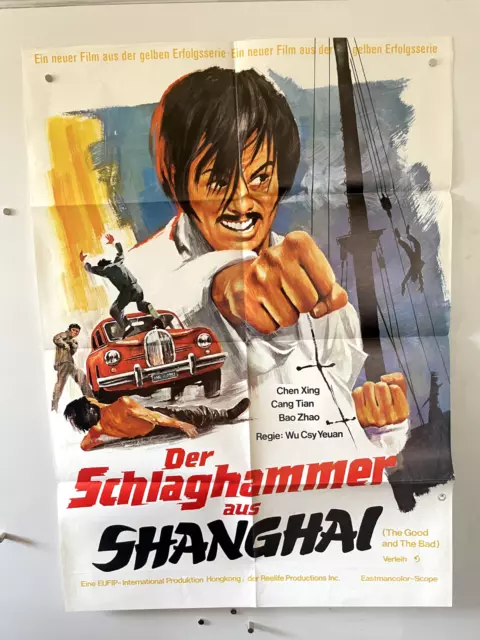 Original Filmposter "der schlaghammer aus china" DIN A1