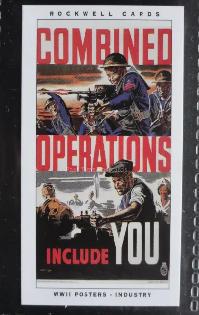 No.4 COMBINED OPERATIONS INCLUDES YOU World War 2 Posters Industry Rockwell 2005