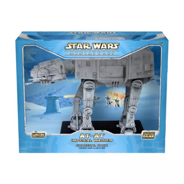 SEALED WotC Star Wars Miniatures Colossal Pack AT-AT Walker Colossal