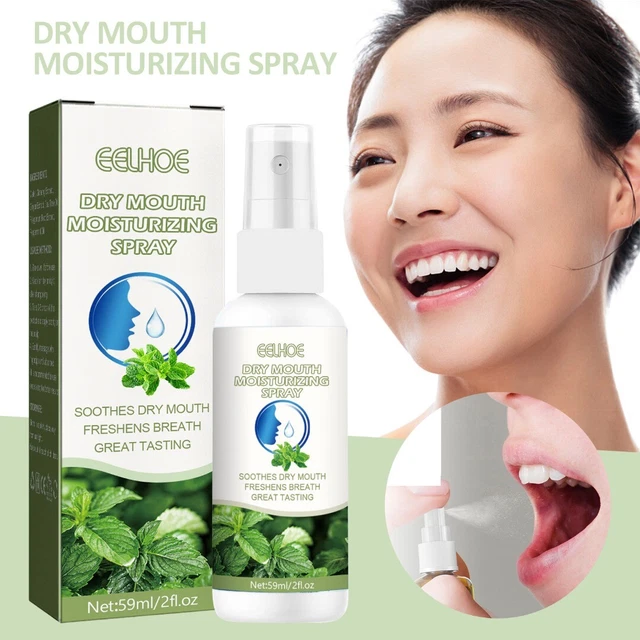 Refrescante respiratorio en aerosol para boca seca cuidado oral hidratante natural boca calmante