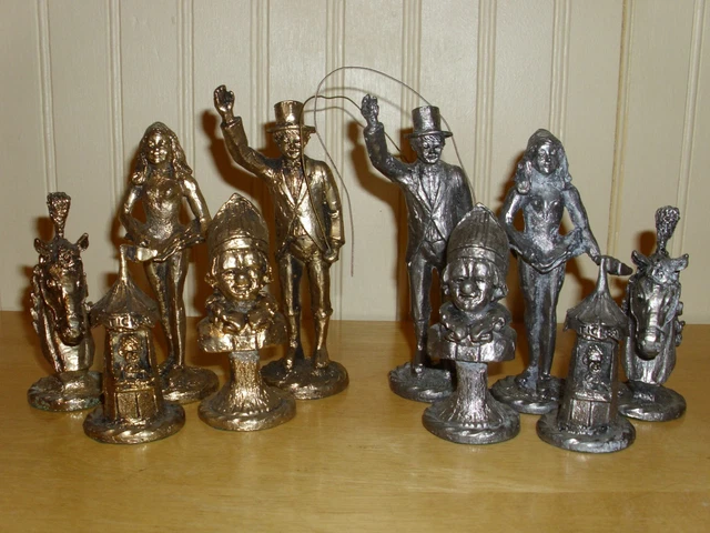 RARE MICHAEL RICKER Pewter Circus Chess Set £788.74 - PicClick UK