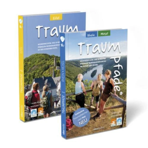 Traumpfade & Traumpfädchen Geschenk-Set. Zwei Bände mit 41 Top-Touren an Rh 1247