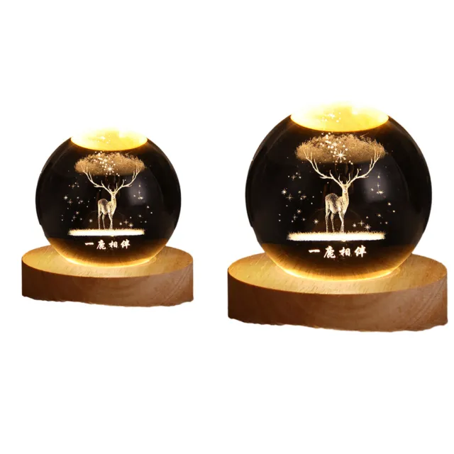Add Touch Of Charm And Sophistication To Home With Crystal Ball Night Light