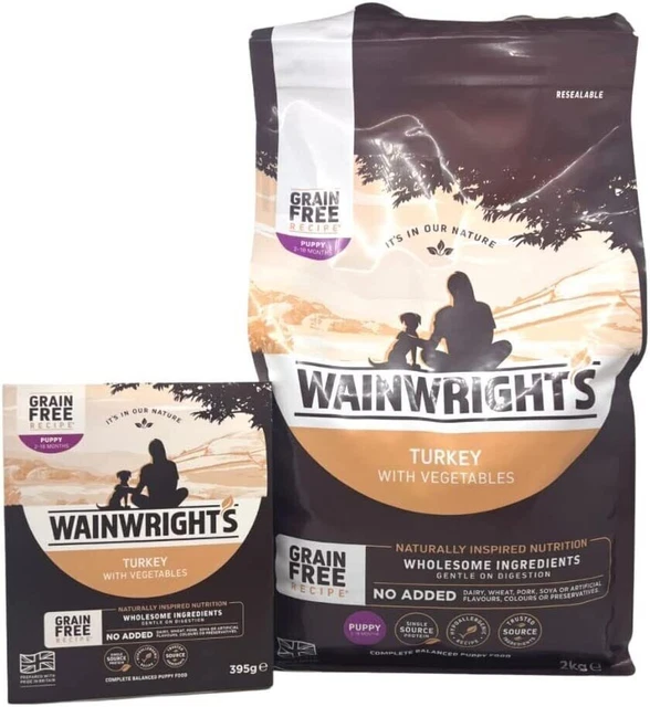 Wainwright's puppy food salmon and potato hotsell