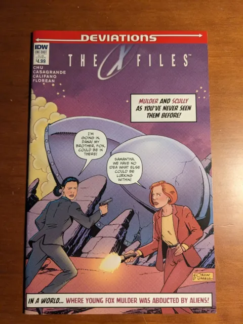 X-Files Deviations IDW One Shot -- Gordon Purcell Variant Cover