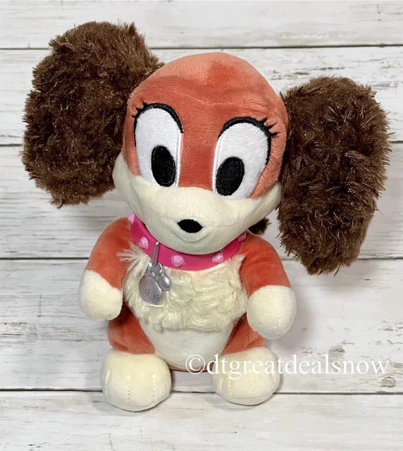 Disney Fifi Dog Plush Stuffed Dog Minnie Mouse Pet 6" Disney Store