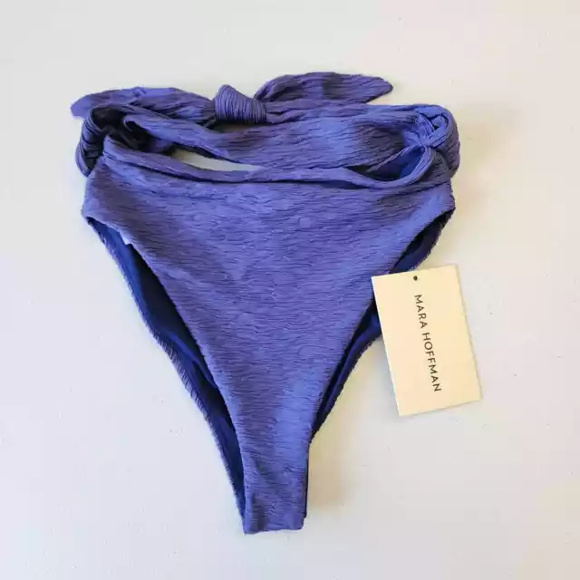 MARA HOFFMAN  Goldie bikini bottom pacific blue XS NWT