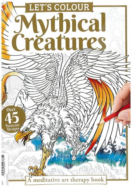 Let's Colour Mythical Creatures Magazine Issue 2